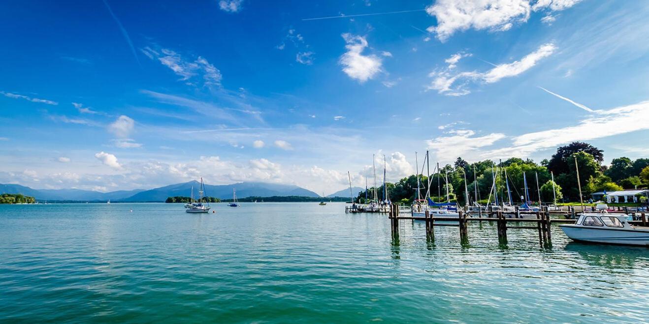 Uniqe I 95Qm I Bergblick I Garten I Bbq I Seenah Prien am Chiemsee Exterior foto