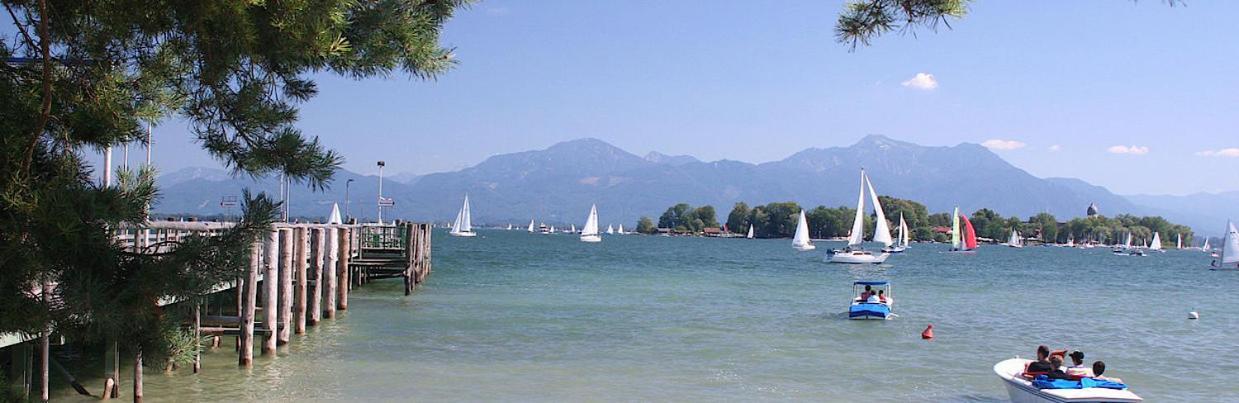 Uniqe I 95Qm I Bergblick I Garten I Bbq I Seenah Prien am Chiemsee Exterior foto